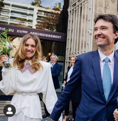 Read more about the article Natalia Vodiaanova casa com seu amado Antoine Arnault em cerimonia civil em Paris