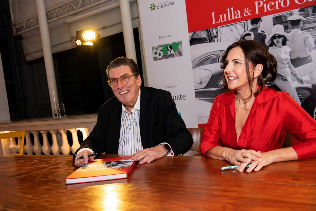Read more about the article O lançamento do livro Lulla e Piero Gancia – No Grande Prêmio da Vida movimenta os chiques de São Paulo no Museu Casa Brasileira