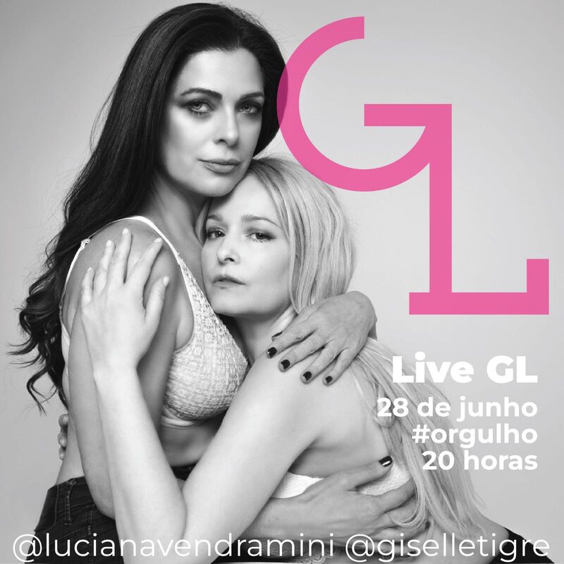 Read more about the article Live GL-  Gisele Tigre e Luciana Vendramini hoje 28 de junho de 2023 celebrando o mês do orgulho LGBTQIAP+