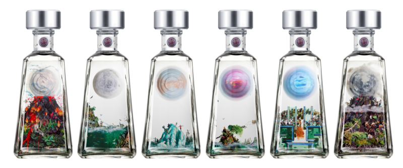 Read more about the article A 1800 Tequila lança no Brasil edição limitada de 1800® Essential Artists assinada pelo artista contemporâneo Dustin Yellin