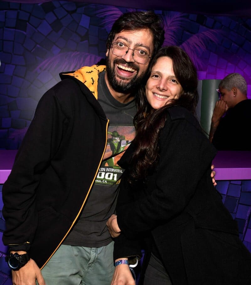 O casal Fernando Caruso e Mariana Cabral - VIVO NA PRAIA - JUNHO 2024 