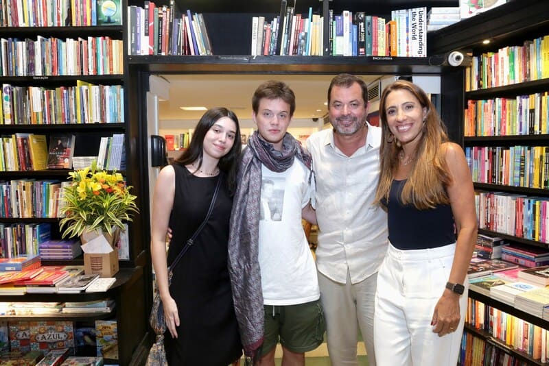Olivia Prado, Chiko, Miguel Pinto Guimarães e Paula Marinho