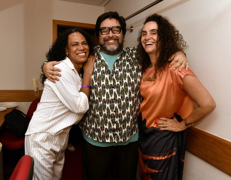 Valéria Barcellos , Eduardo Barata e Alessa Migani