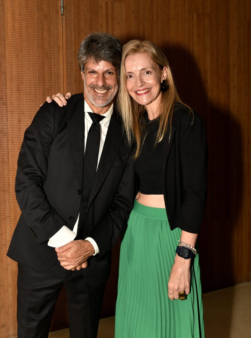 Felipe Prazeres e a soprano Juliana Franco
