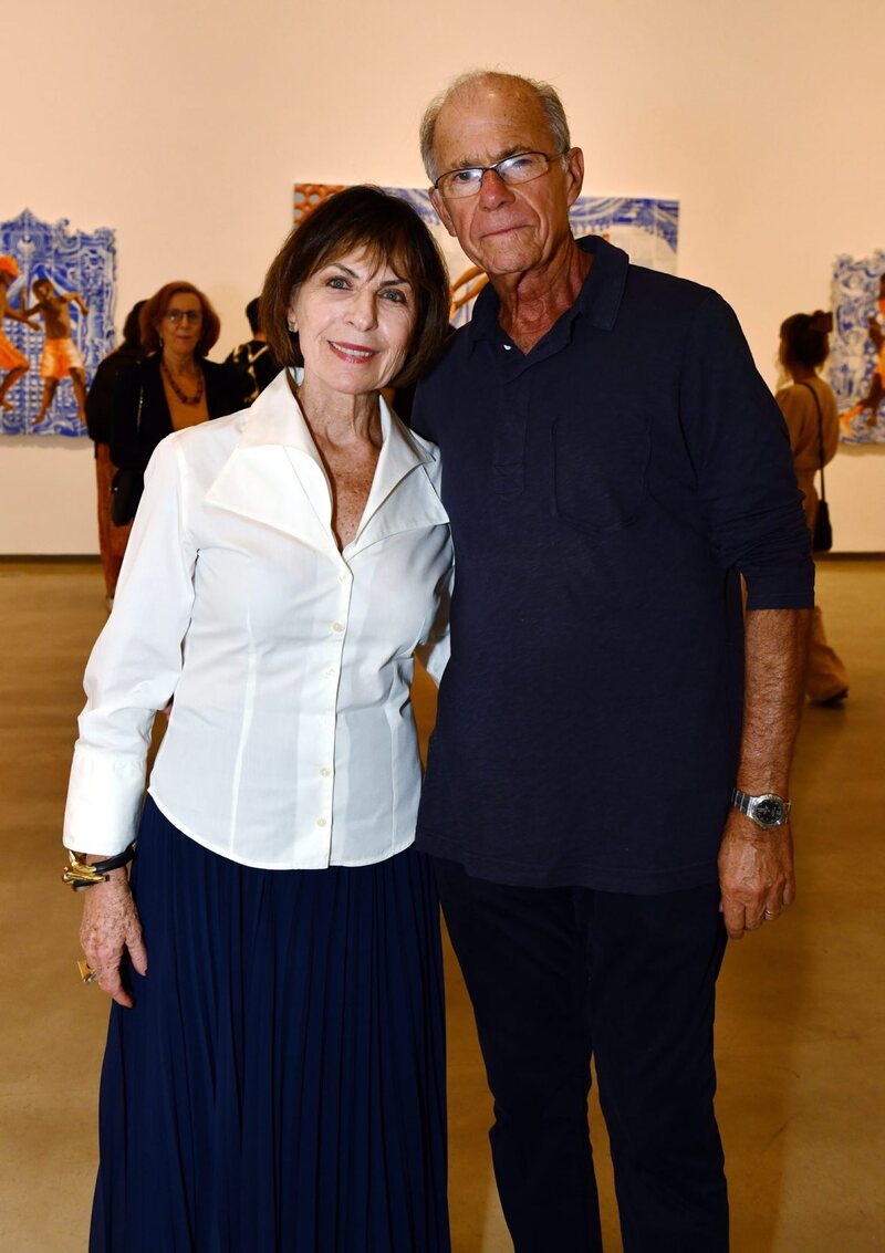 O casal Anita e Leoncio Schwartz