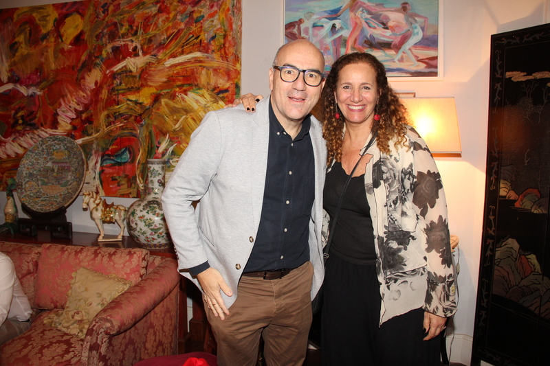Leonardo Attuch e Jandira Feghali