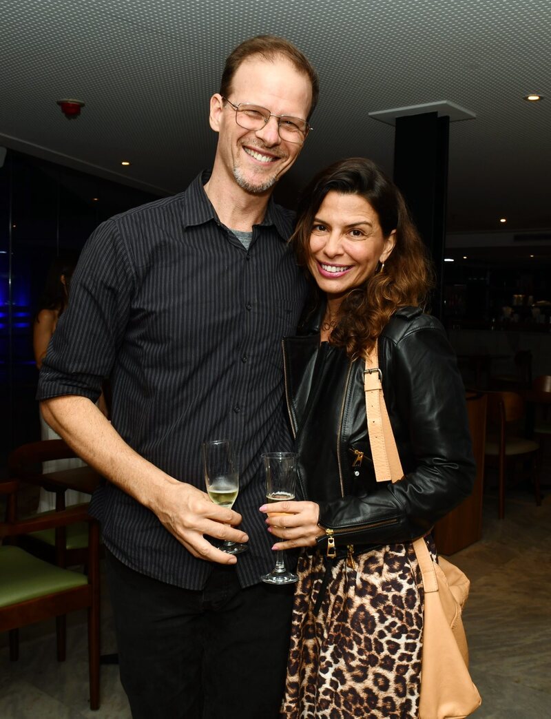 O casal Carlos Thiré e Renata Curi - A BALEIA