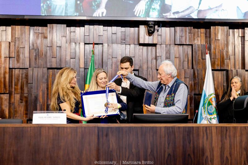 Ana Borelli, Ana e Guilherme Sirkis e Carlos Minc
