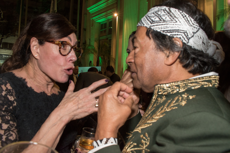 Christiane Torloni e Ailton Krenak