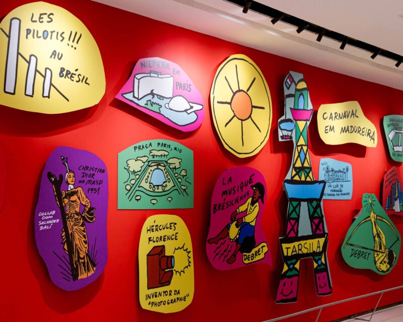 Read more about the article ArtWall de Alvaro Seixas celebra os 200 anos de França-Brasil no Shopping Leblon