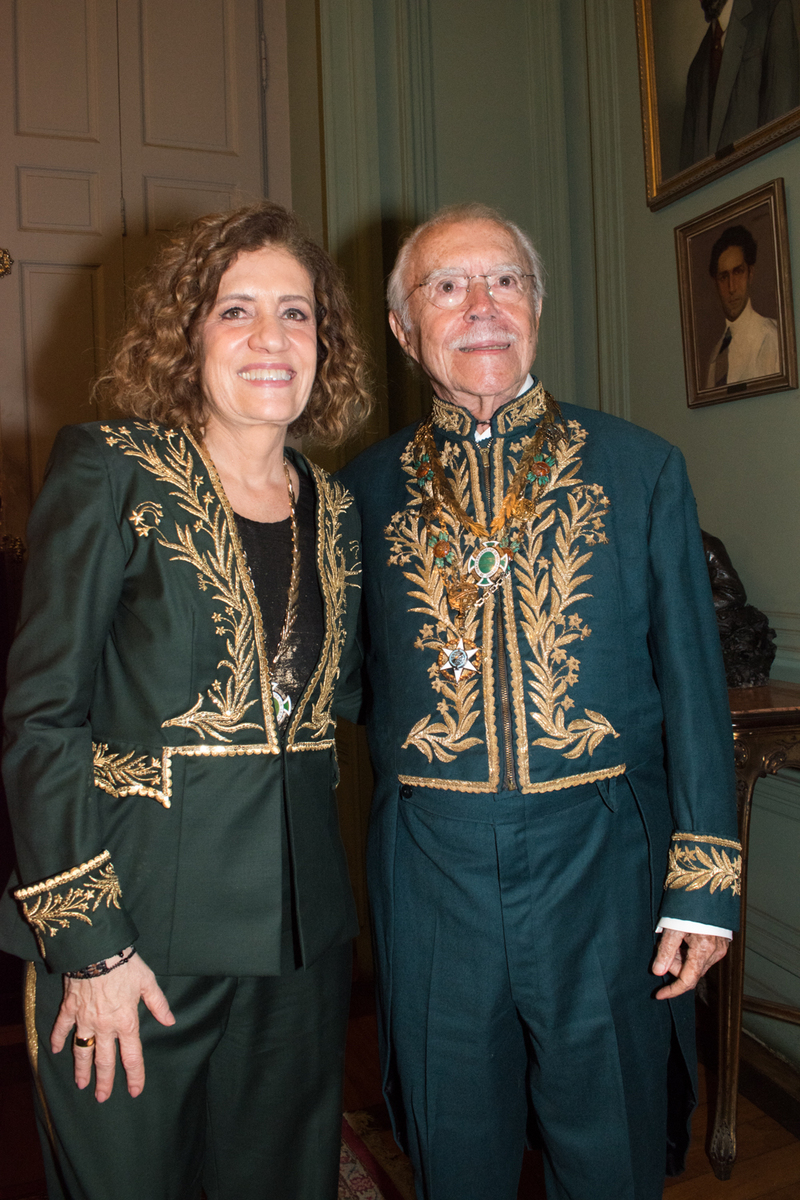 Miriam Leitão e José Sarney