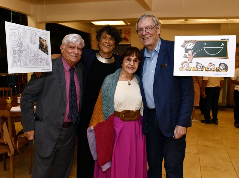 José Antônio , Eliana , Chico Caruso e Aspásia Camargo