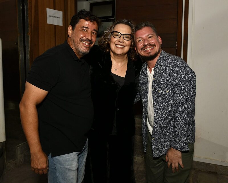 Fabio Dobs , Ana Beatriz Nogueira e Guilherme Scarpa 