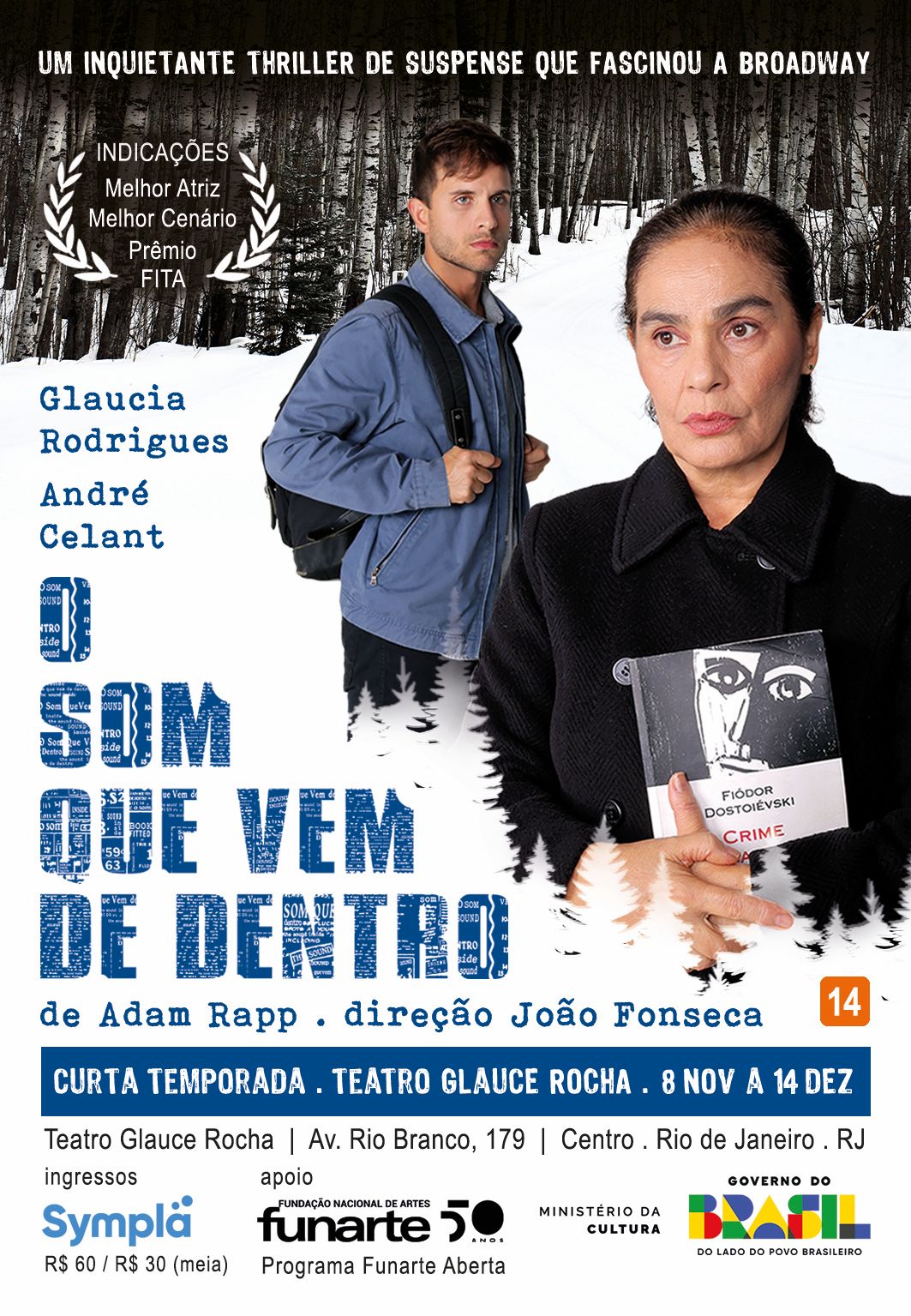 Read more about the article “O Som que Vem de Dentro” volta aos palcos cariocas em curta temporada de 08/11 a 14/12 no Teatro Glauce Rocha no Centro