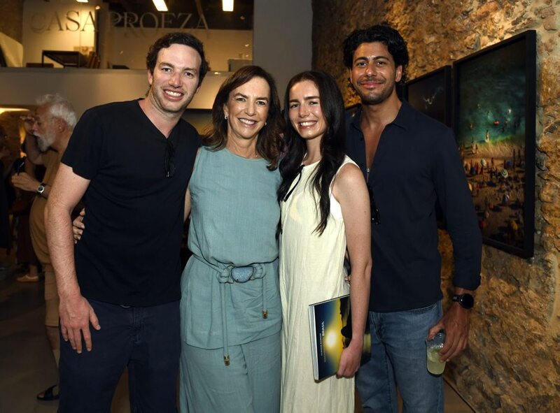 Ricardo , Betina e Alice Samaia e Pedro Said