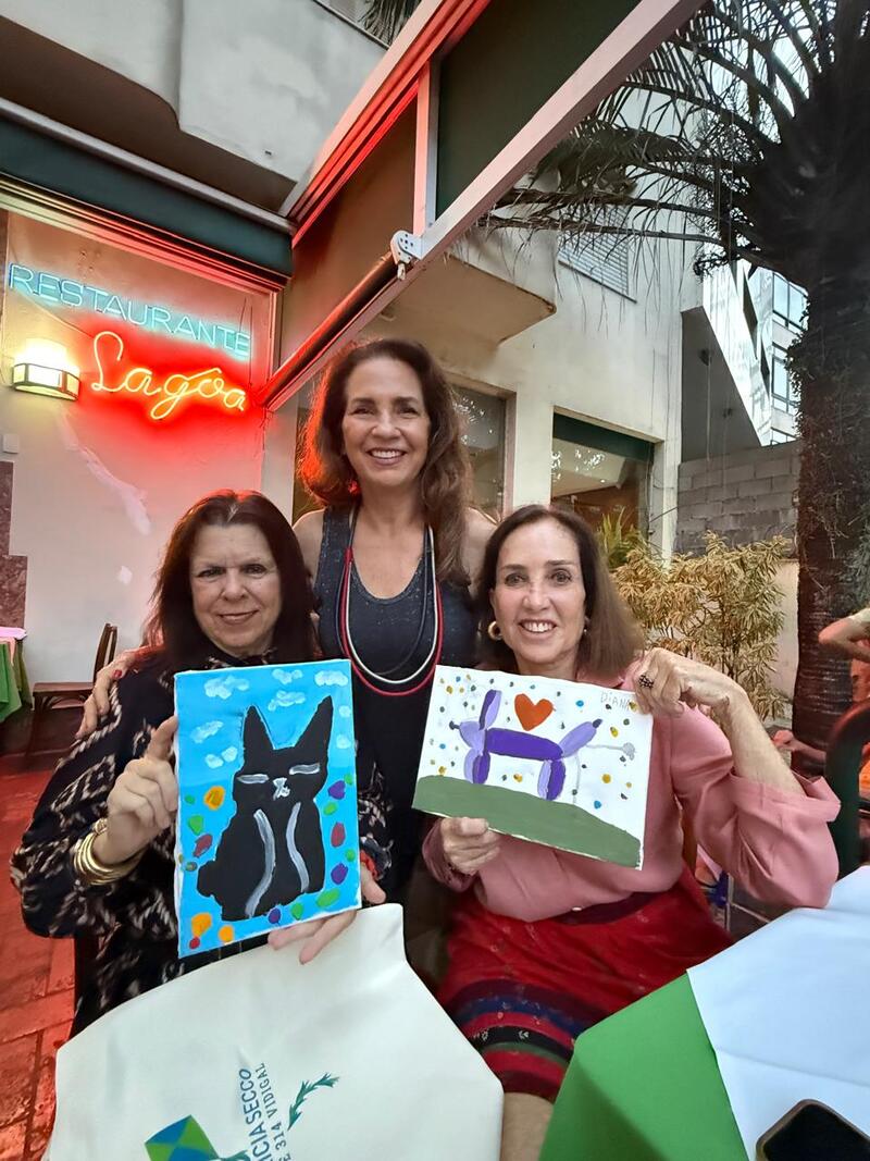 Vanda Klabin , Ligia Teixeira e Vera Bocayuva