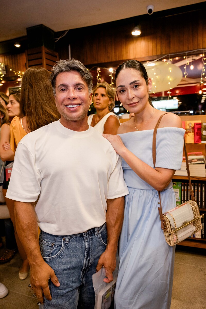 G Junior e Karla Ortiz 