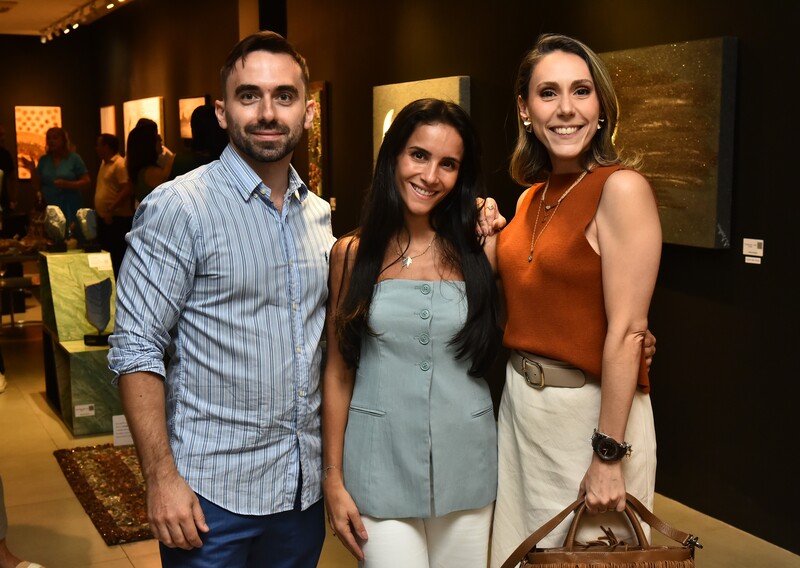 Tyron Nevrous, Alexandra Nova e Letícia Monteiro 