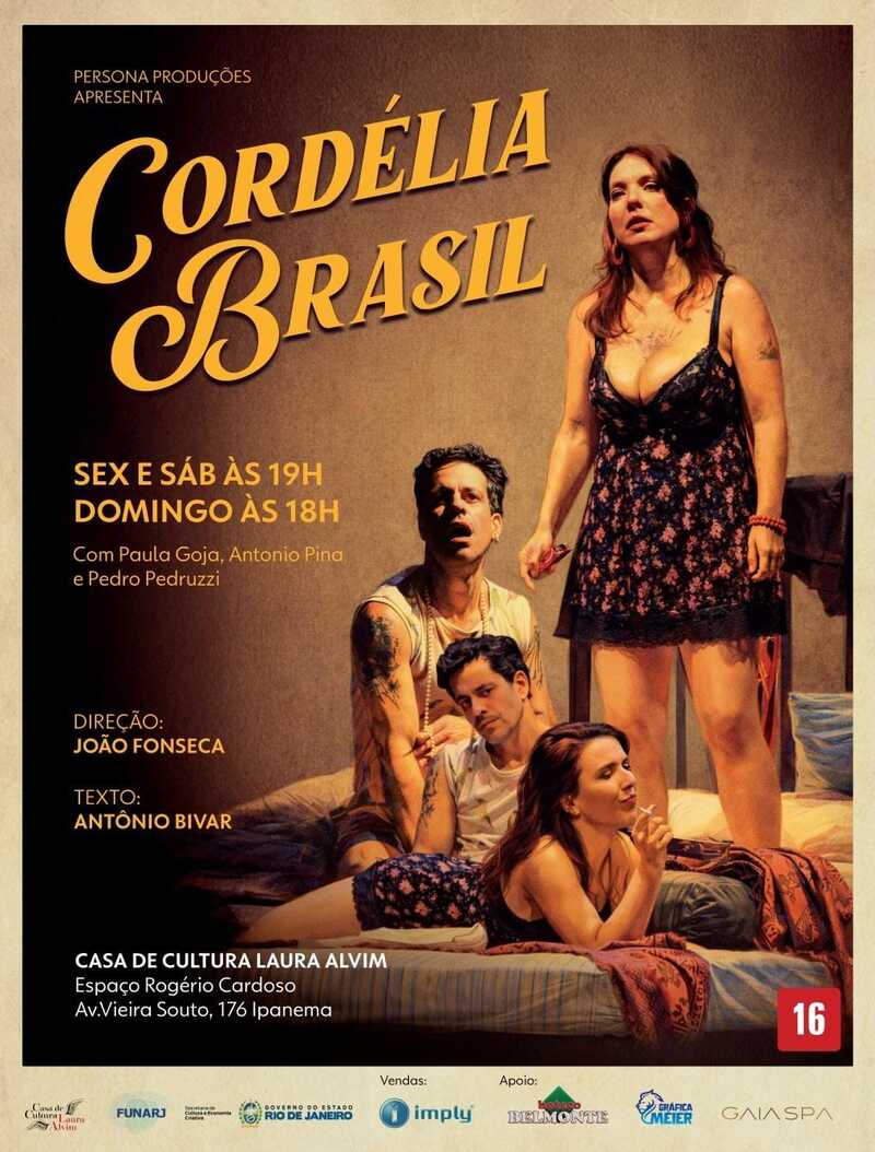 Read more about the article Clássico de Antonio Bivar “Cordélia Brasil” ganha nova montagem com direção de João Fonseca e estreia temporada na Casa de Cultura Laura Alvim