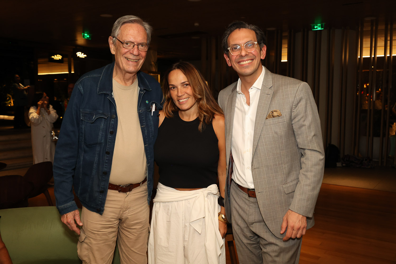 Chico Caruso, Marina Caruso e Neto Moreira