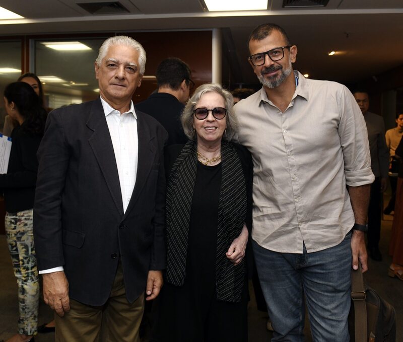 Luiz Césio Caetano , Glaucia Camargos e Leonardo Edde