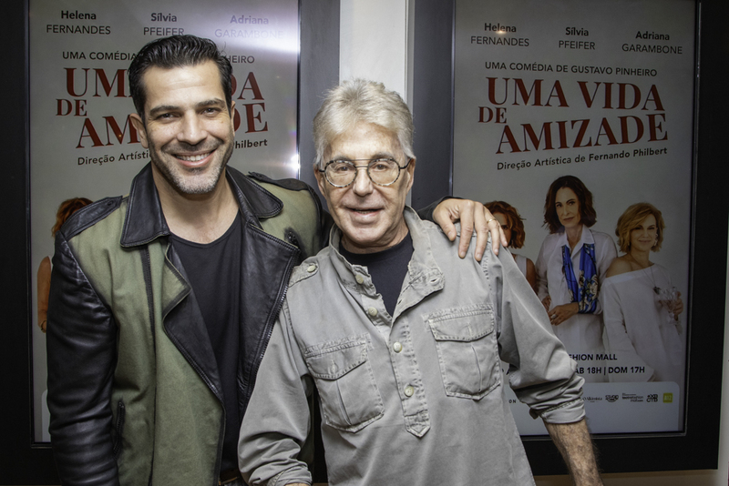 Edwin Luisi e o filho Claudio andrade