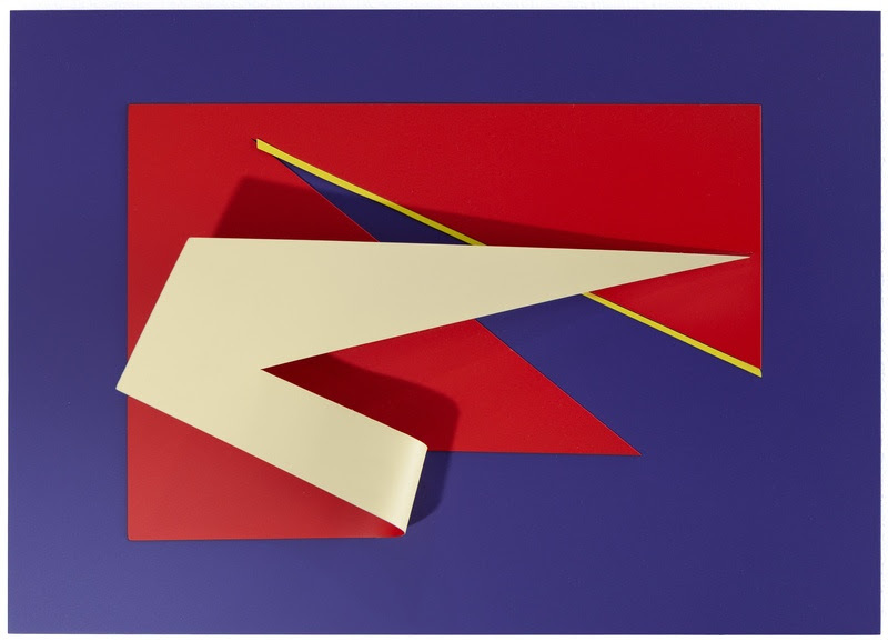 Ferreira Gullar, A Revelação do Avesso 27 – 1/3, 2014, Colagem em relevo, 33 x 46 cm