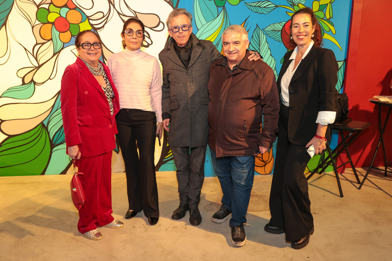 Cláudia Chaves, Cristiana Petriz, Alexandre Schnabl, Márcio Quintela, Duca Celidinoo
