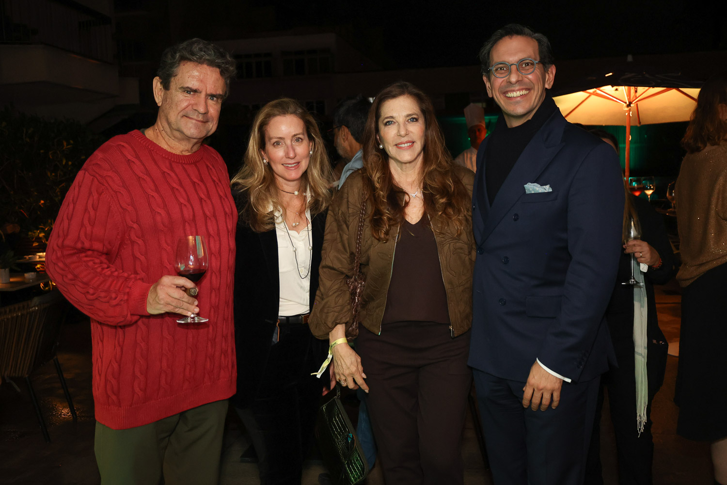 Roberto Hirth, Letícia Hirth, Andreia Repsol e Netto Moreira - Fairmont Rio