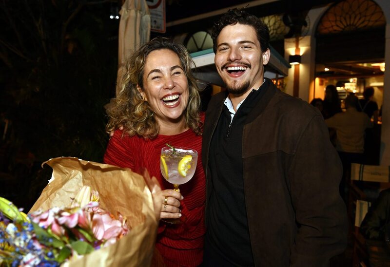 O casal Joana Carvalho e Caio Henrique Neves