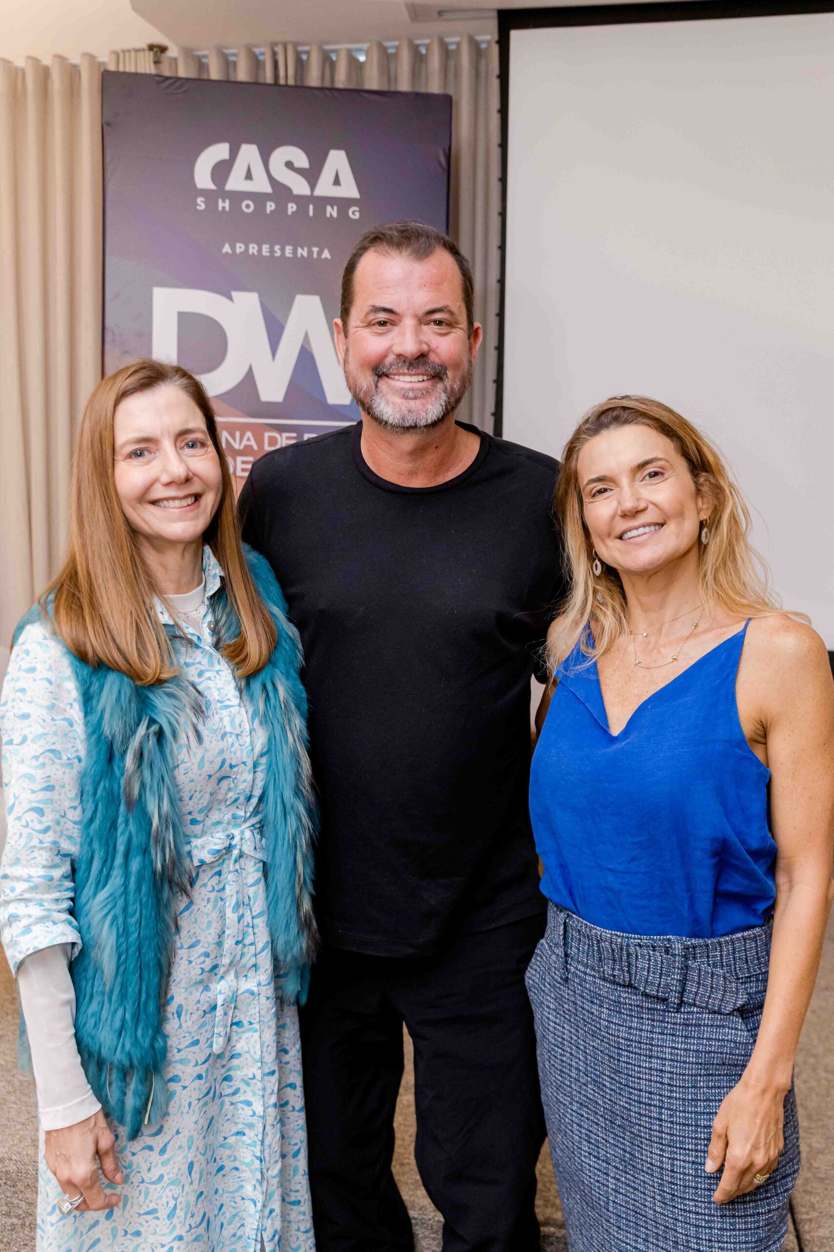 Fernanda Marcolini, Miguel Pinto Guimarães e Flavia Marcolini