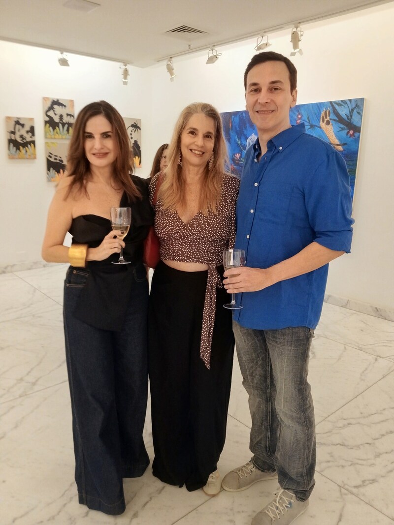 Renata Franca, Valeria Trindade e Sergio Allevato